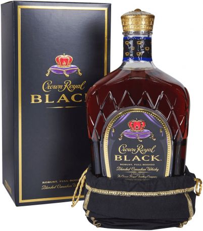 Виски "Crown Royal" Black, gift box, 1 л