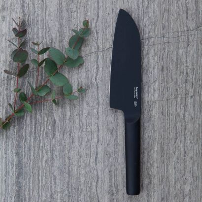 Кухонный нож BergHOFF Ron японский 160 мм Black - Фото 1