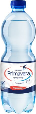 Вода "Primavera" Sparkling, PET, 0.5 л