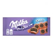 Шоколад Milka с печеньем Орео с ванильной начинкой 92 г Шоколад Milka с печеньем Орео с ванильной начинкой 92 г