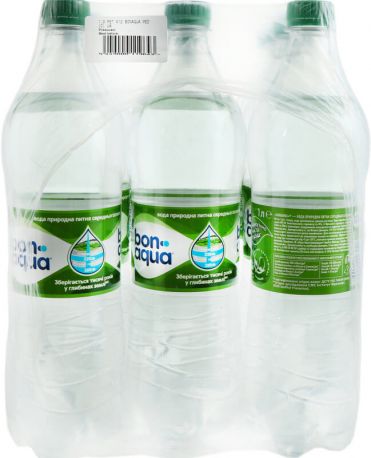 Упаковка минеральной среднегазированной воды BonAqua 1 л х 12 бутылок - Фото 10