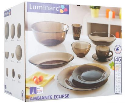 Сервиз Luminarc Ambiante Eclipse из 45 предметов - Фото 16