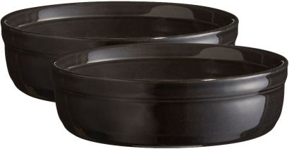 Набор форм для крем-брюле Emile Henry HR Oven ceramic Ovenware из 2 шт Черный