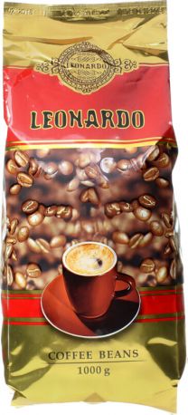 Кофе в зернах Leonardo 1 кг - Фото 2