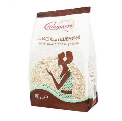 Хлопья пшеничные не требуют варки Сквирянка 400 г - Фото 6