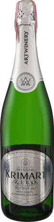 Вино игристое Krimart Zero белое брют 0.75 л 10-13.5% - Фото 2