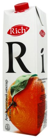 Упаковка нектара Rich Combifit Апельсинового 1 л х 12 шт - Фото 8