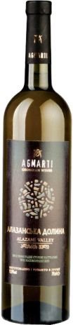 Вино Agmarti Алазанская долина белое полусладкое 0.75 л 12%