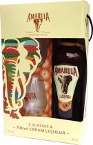 Ликер Аmаrula Marula Fruit Cream 0.7 л 17% + 2 бокала