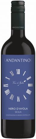 Вино Andantino Nero D'Avola Sicilia Красное сухое 0.75 л 13%