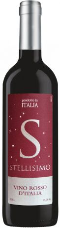 Вино Stellisimo Vino Rosso D'Italia красное сухое 0.75 л 11.5%