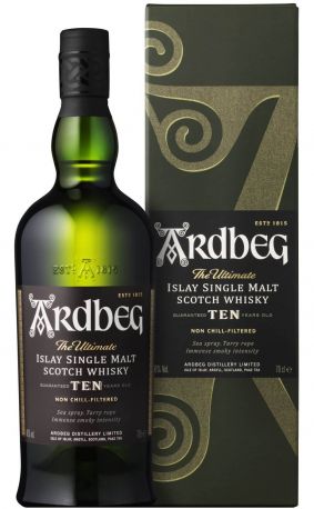 Виски Ardbeg 10 лет выдержки 0.7 л 46%