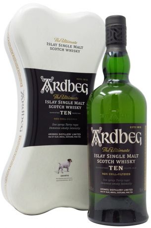 Виски Ardbeg Ardbone 10 лет выдержки 0.7 л 46% подарочная упаковка