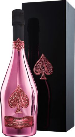 Шампанское Armand de Brignac Rose розовое брют 0.75 л 12.5% в подарочной коробке