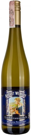 Вино August Weinxof Liebfraumilch Rheinhessen Madonna Renaissance белое полусладкое 0.75 л 9.5%