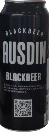 Пиво Ausdin Schwarzbier темное фильтрованное 4.5% 0.5 л