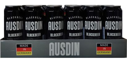 Упаковка пива Ausdin Schwarzbier темное фильтрованное 4.5% 0.5 х 24 шт