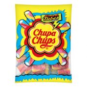 Упаковка жевательных конфет Chupa Chups Sour Belts Mini 150 г х 18 шт Упаковка жевательных конфет Chupa Chups Sour Belts Mini 150 г х 18 шт