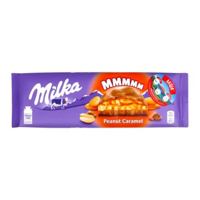 Шоколад Milka с арахисом и карамелью 276 г - Фото 4