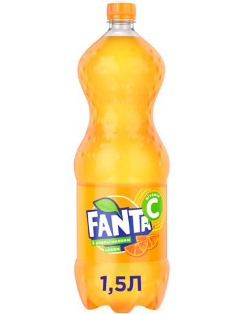 Упаковка безалкогольного напитка Fanta Апельсин 1.5 л х 6 бутылок
