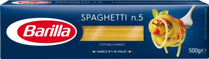 Макароны Barilla Spaghetti №5 спагетти 500 г - Фото 1