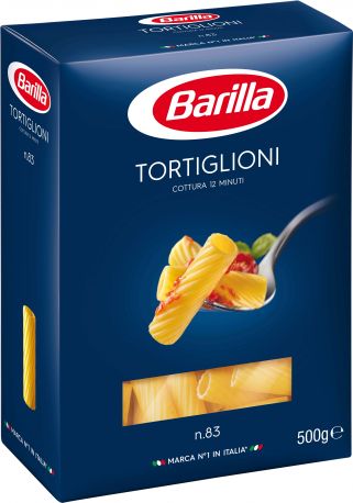 Макароны Barilla Tortiglioni №83 Тортильони 500 г - Фото 3