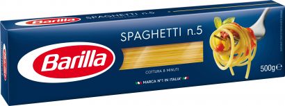 Упаковка макарон Barilla Spaghetti №5 спагетти 500 г х 25 шт - Фото 3