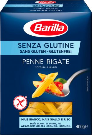 Макароны Barilla Penne Rigate Пенне ригате без глютена 400 г