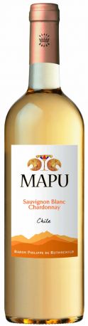 Вино Baron Philippe de Rothschild Mapu Sauvignon Blanc/Chardonnay белое сухое 0.75 л 12.5%