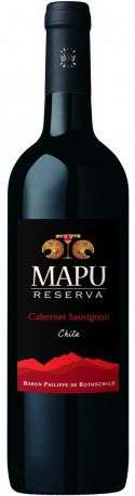 Вино Baron Philippe de Rothschild Mapu Reserva Cabernet Sauvignon красное сухое 0.75 л 13%
