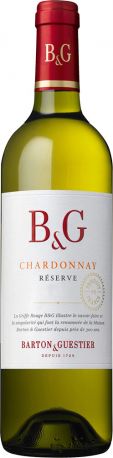 Вино Barton & Guestier Chardonnay Reserve белое сухое 0.75 л 13%