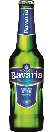 Пиво Bavaria светлое фильтрованное 5% 0.33 л