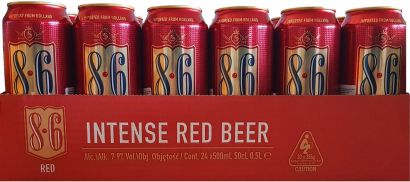 Упаковка пива Bavaria Red 8.6 красное фильтрованное 7.9% 0.5 л x 24 шт