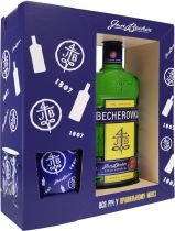 Ликерная настойка на травах Becherovka 0.7 л 38% + 1 металлическая чашка