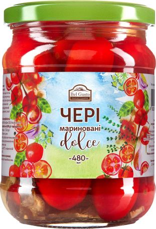 Томаты Bel Gusto Черри маринованные 480 мл