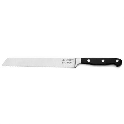 Кухонный нож Berghoff Essentials для хлеба 200 мм Black - Фото 1