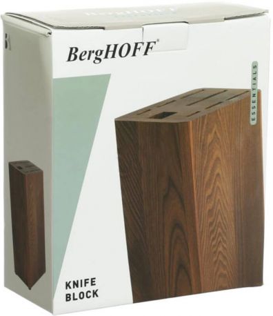 Подставка для ножей BergHOFF 22 x 17.5 x 8.5 см Коричневая - Фото 3
