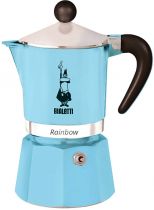 Гейзерная кофеварка Bialetti Rainbow 180 мл Светло-голубая Гейзерная кофеварка Bialetti Rainbow 180 мл Светло-голубая