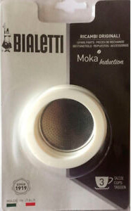 Сито для гейзерных кофеварок Bialetti Spare Parts + 3 уплотнителя - Фото 1