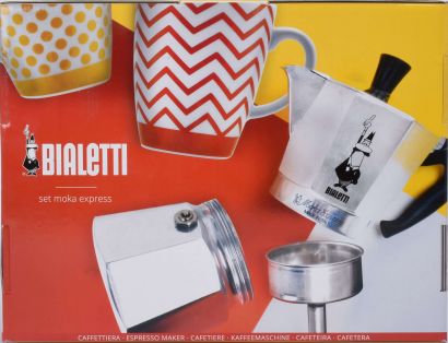 Гейзерная кофеварка Bialetti Moka 360 мл + 2 чашки - Фото 2