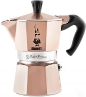 Гейзерная кофеварка Bialetti Moka Express 360 мл Розовое золото Гейзерная кофеварка Bialetti Moka Express 360 мл Розовое золото