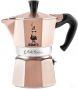 Гейзерная кофеварка Bialetti Moka Express 360 мл Розовое золото