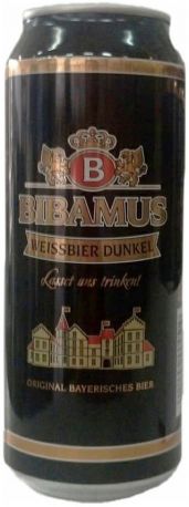 Пиво Bibamus Wheat Dark темное нефильтрованное 5.4% 0.5 л