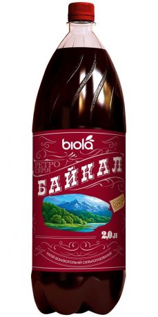 Упаковка безалкогольного напитка Біола Байкал 2 л х 6 бутылок