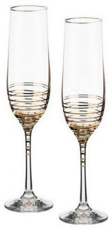 Набор бокалов для шампанского Bohemia Neon Frozen 190 мл 4 шт
