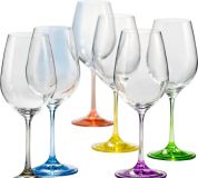 Набор бокалов для вина Bohemia Rainbow 350 мл 6 шт Набор бокалов для вина Bohemia Rainbow 350 мл 6 шт