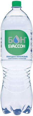 Упаковка минеральной слабогазированной воды Бон Буассон 2 л x 6 бутылок