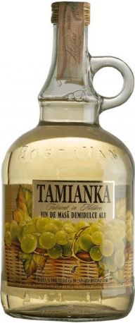 Вино Bostavan Tamianka белое полусладкое 1 л 12%