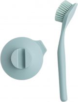 Щетка для посуды Brabantia с подставкой-присоской Мятная Щетка для посуды Brabantia с подставкой-присоской Мятная