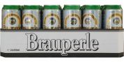Упаковка пива Brauperle Weizen светлое нефильтрованное 5.1% 24 х 0.5 л 24 шт